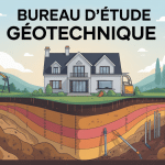 Illustration bureau d'étude géotechnique pour sécurité bâtiment