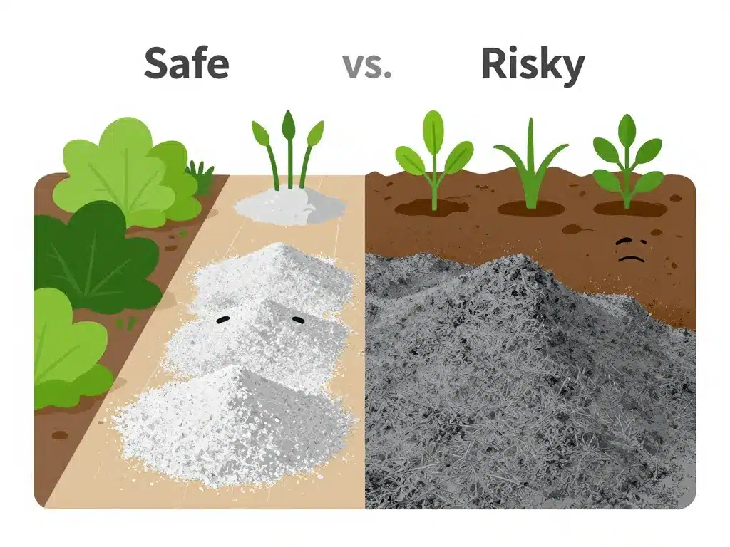 bonnes pratiques application cendre de bois désherbant au jardin