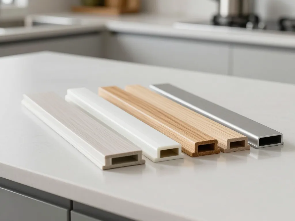 comparatif chant de plan de travail selon matériau