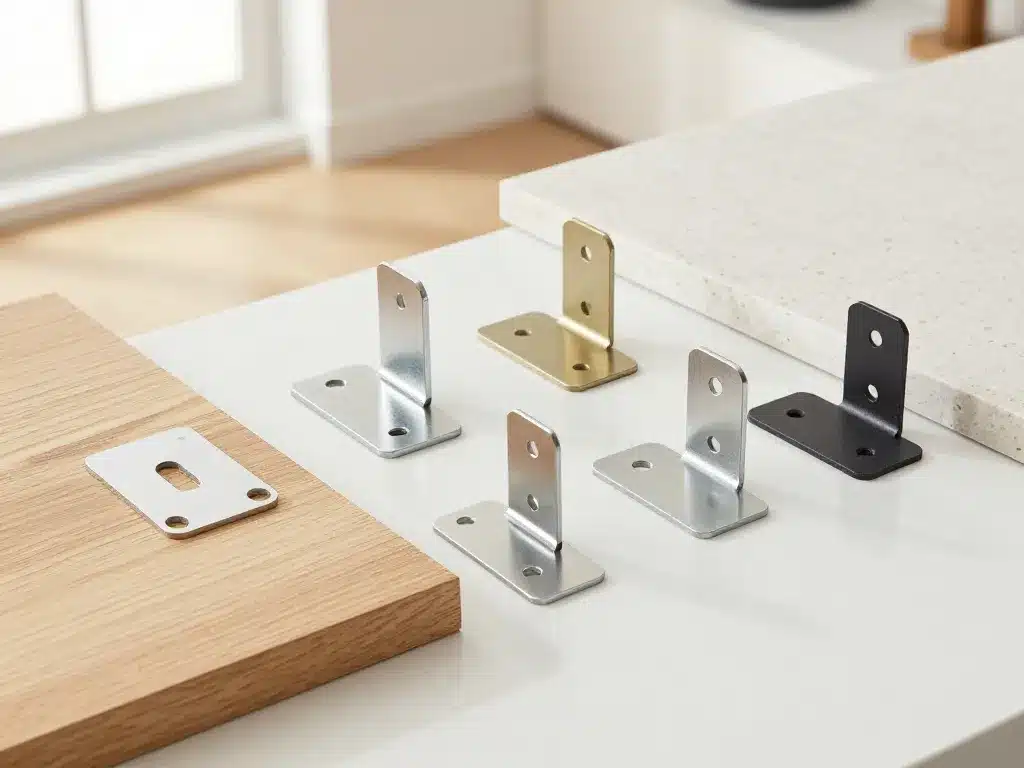 types equerre plan de travail selon matériaux