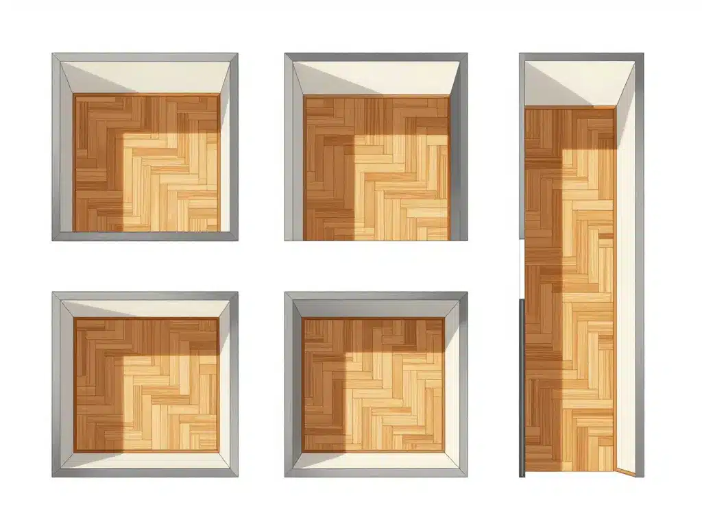 dans quel sens poser le parquet plan pièce