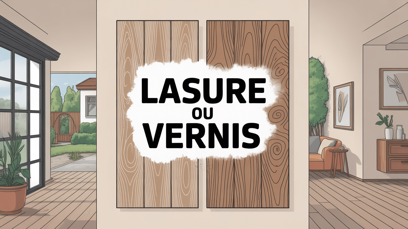 difference entre lasure et vernis sur boiseries vue comparative