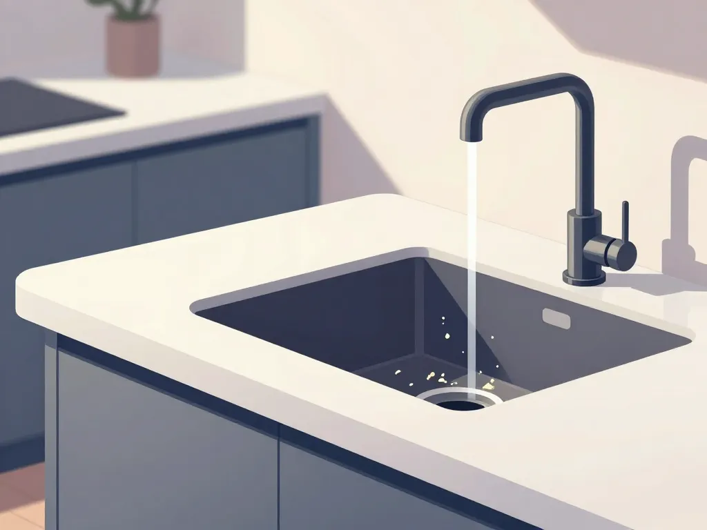 evier sous plan de travail illustration avantages et style moderne