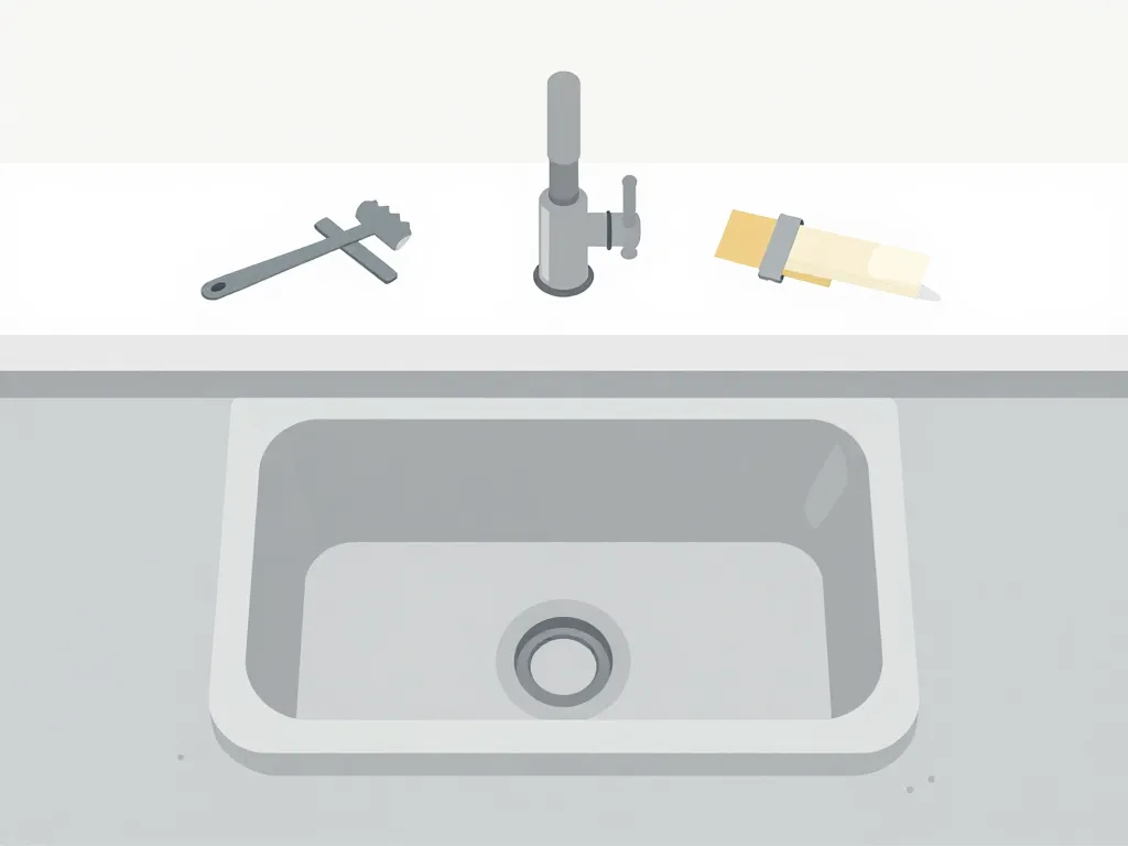 installation evier sous plan de travail schema pas a pas