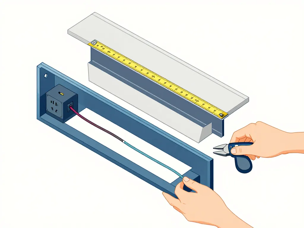 installation prise plan de travail legrand schéma étapes