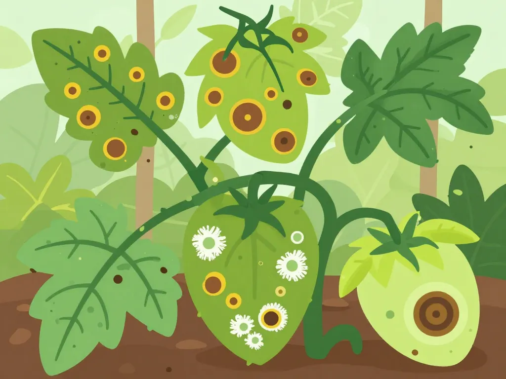 maladies de la tomate photos taches et signes sur feuilles