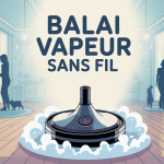 Meilleur balai vapeur sans fil flottant dans une pièce propre
