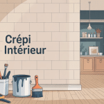Peinture sur crepis interieur illustration modernisation