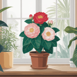 peut on garder un camelia à l'intérieur plante en pot ambiance lumineuse