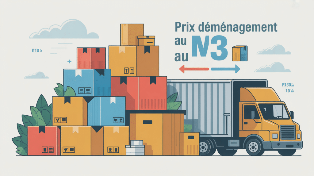 prix d'un demenagement au m3 cartons et camion