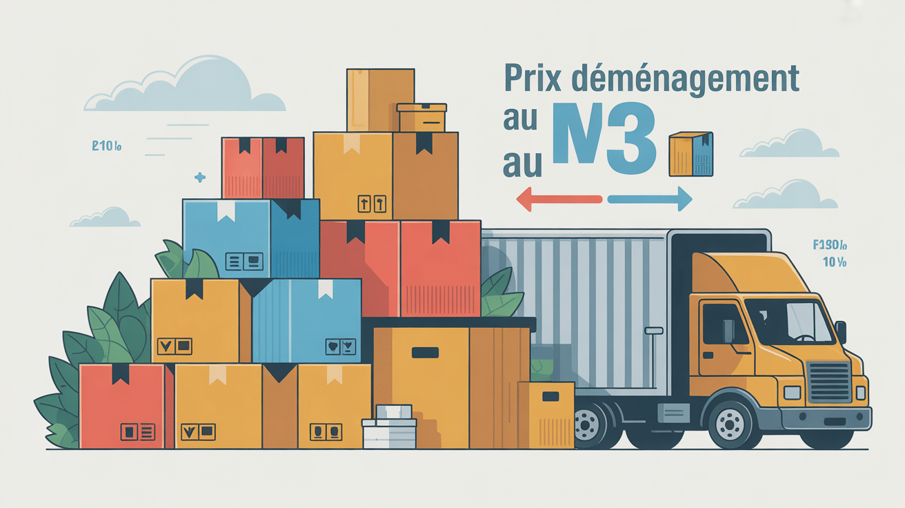 prix d'un demenagement au m3 cartons et camion