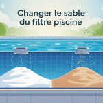 visuel moderne quand changer sable filtre piscine filtre ouvert sable propre sale