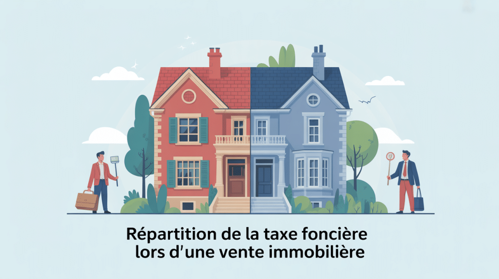 qui paye la taxe foncière en cas de vente illustration partage vendeur acquéreur