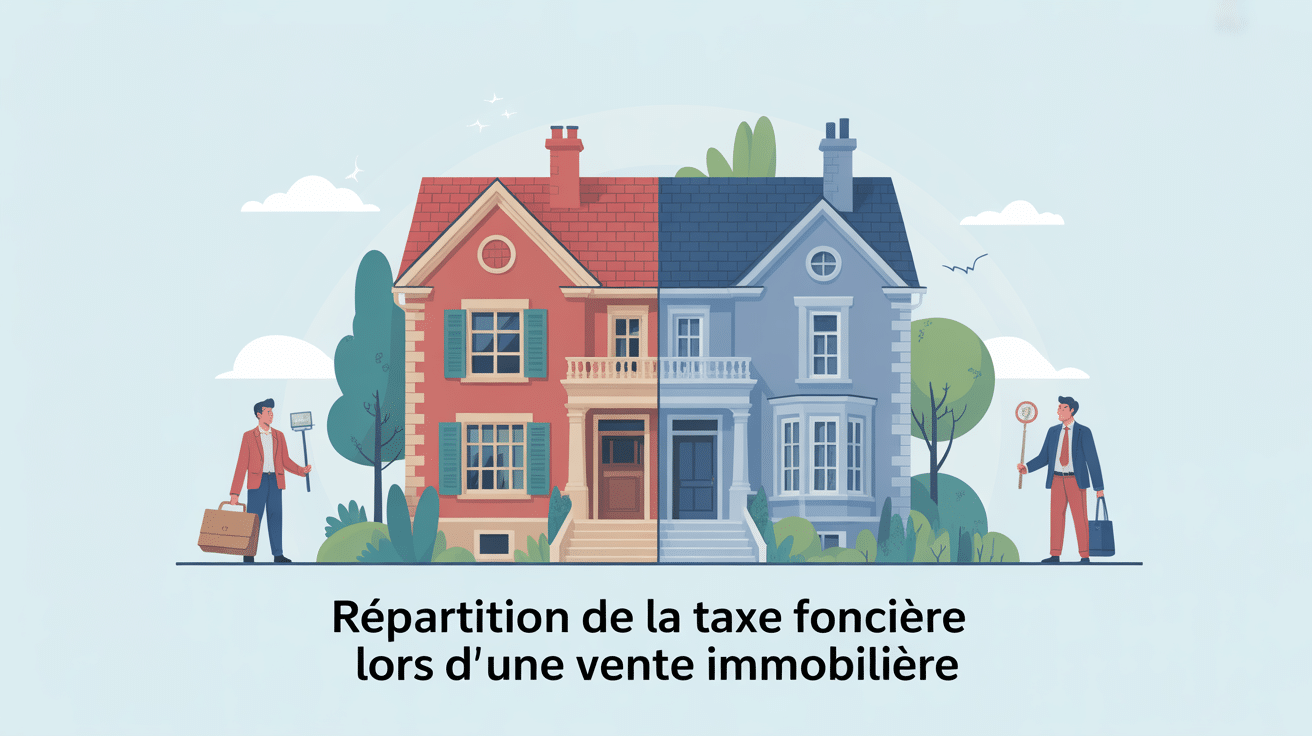 qui paye la taxe foncière en cas de vente illustration partage vendeur acquéreur