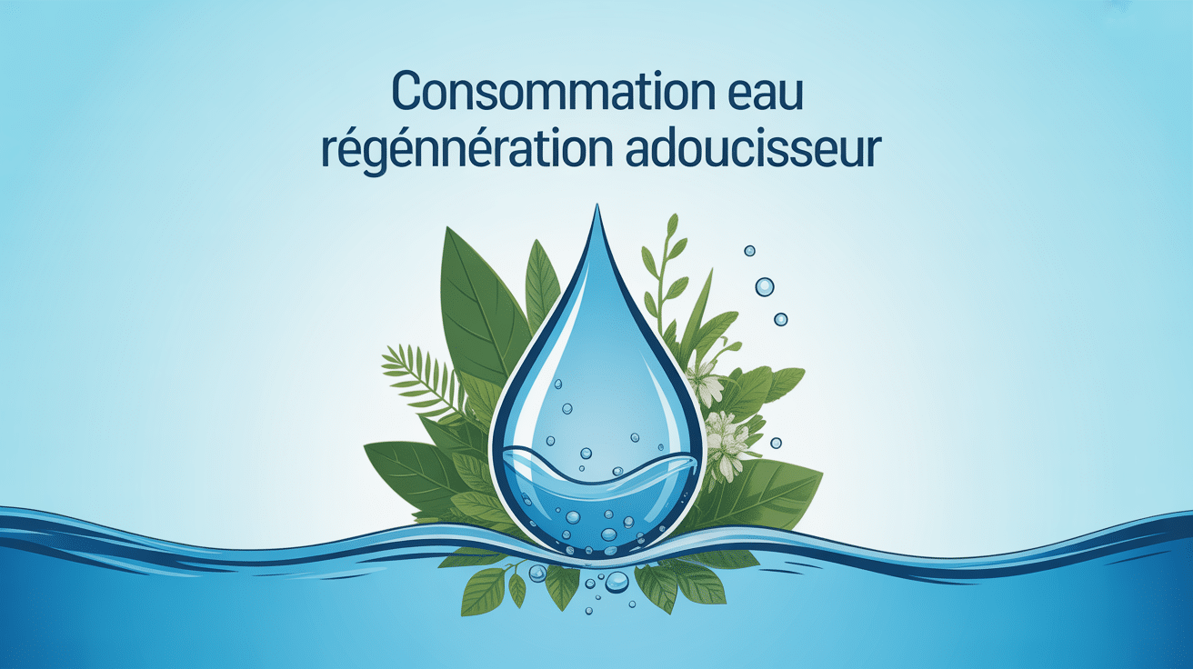 régénération adoucisseur combien de litre illustration eau