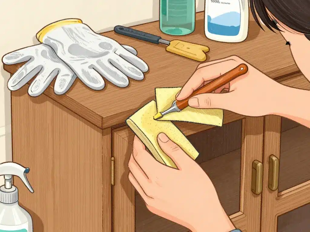 Relooker un meuble ancien nettoyer poncer réparer