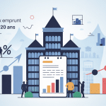Illustration taux emprunt SCI 20 ans financement immobilier