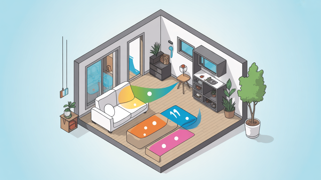 vmc simple flux schéma circulation air logement