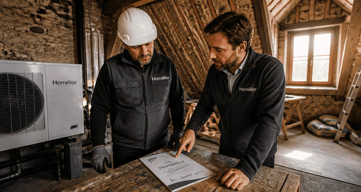 homélior avis technicien pompe à chaleur