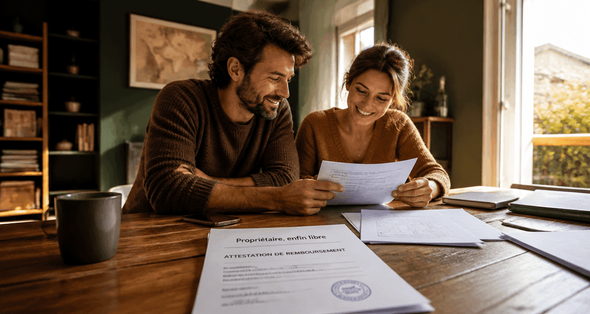 j ai fini de payer mon credit immobilier attestation