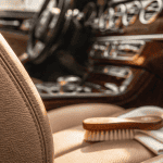 nettoyage du cuir beige voiture siège