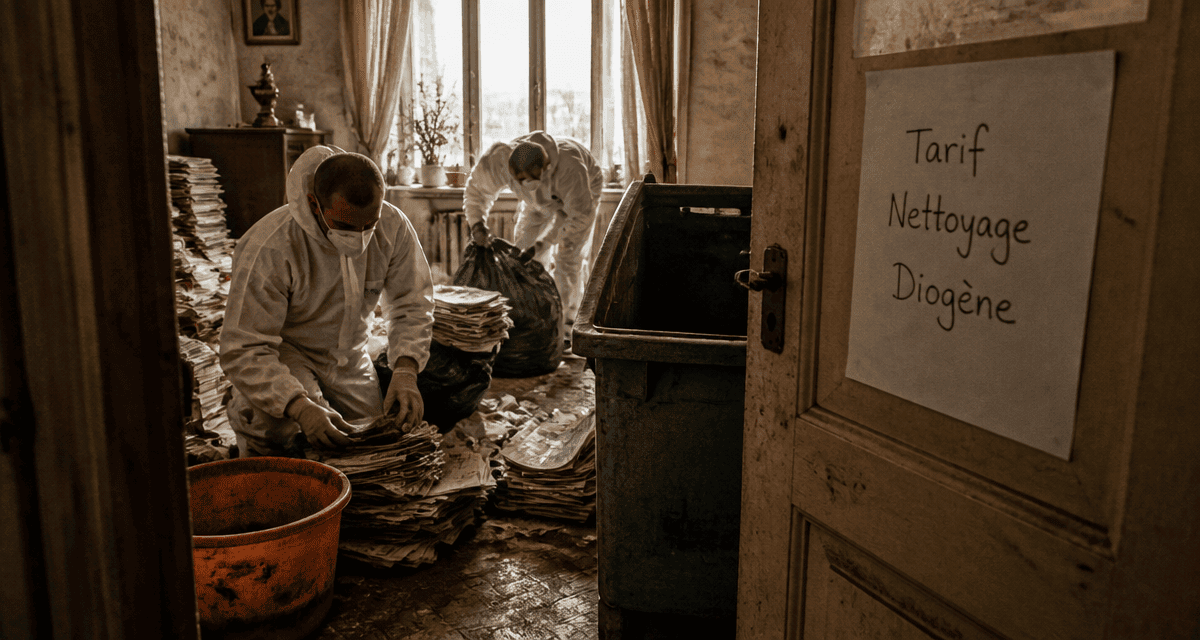 tarif nettoyage diogene professionnels en action
