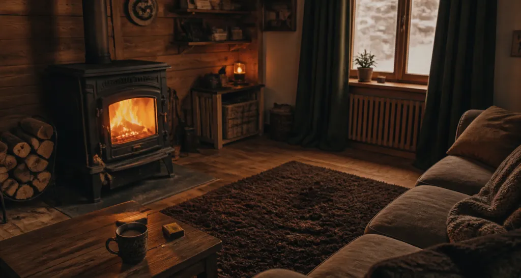 comment chauffer une pièce sans électricité poêle à bois