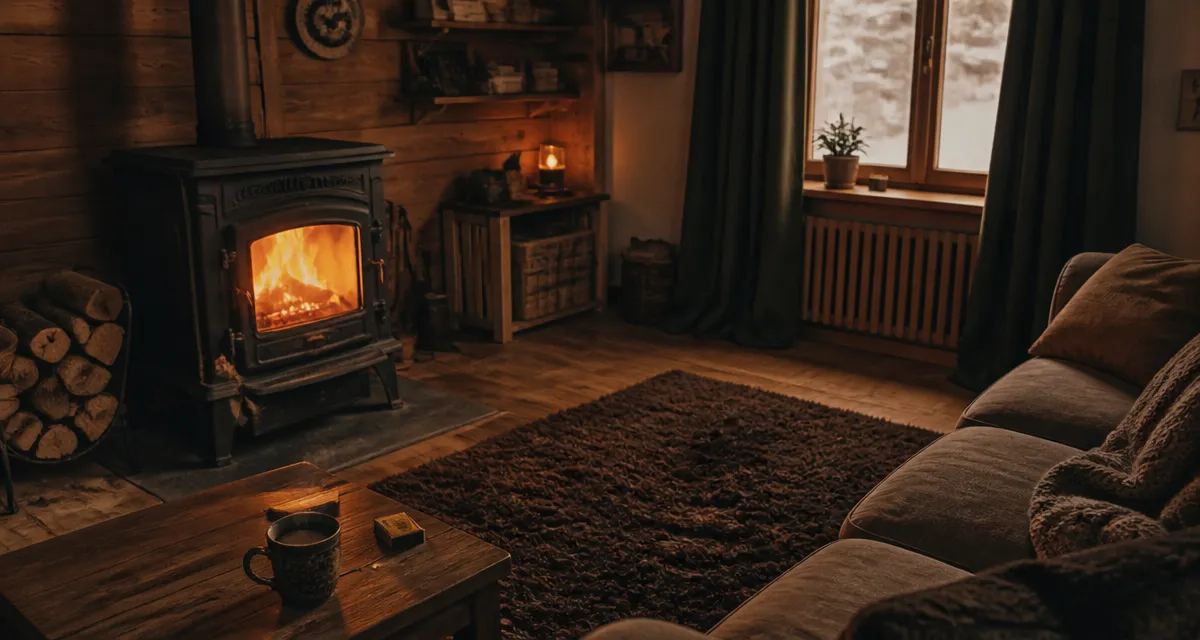 comment chauffer une pièce sans électricité poêle à bois