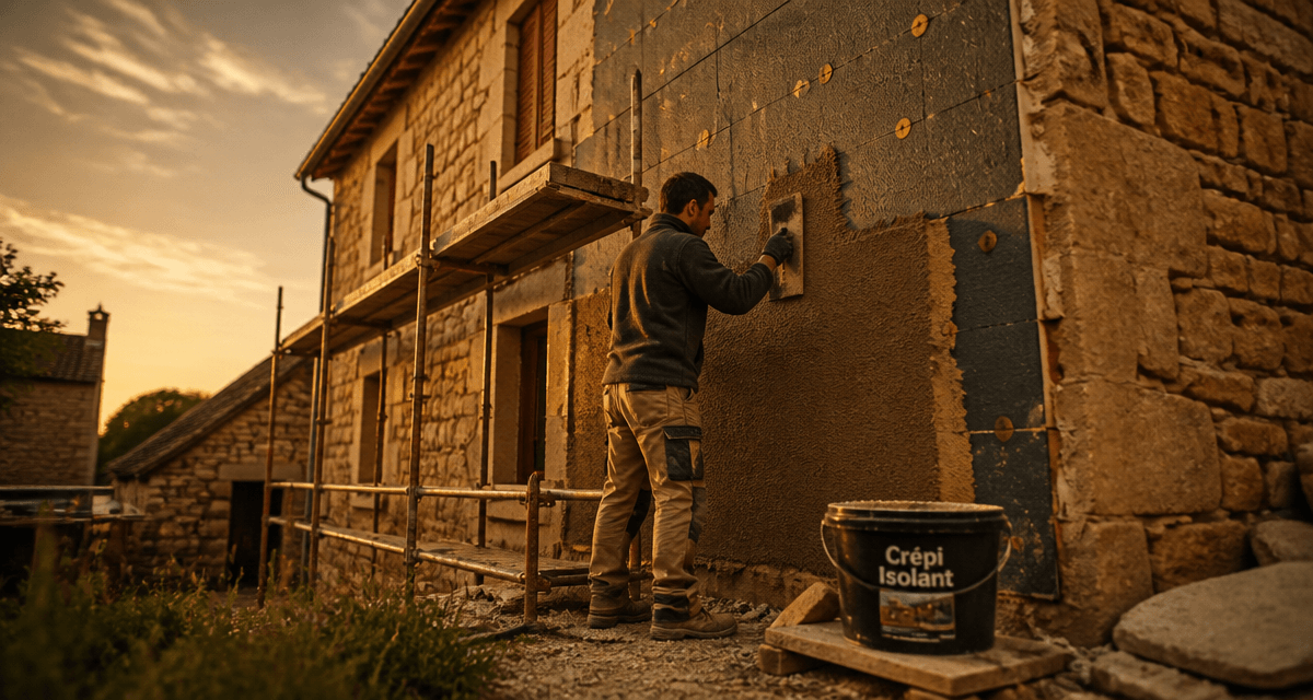 application crepi isolant maison pierre