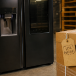 Frigo américain prix usine, étiquette prix atelier sur frigo Side-by-Side