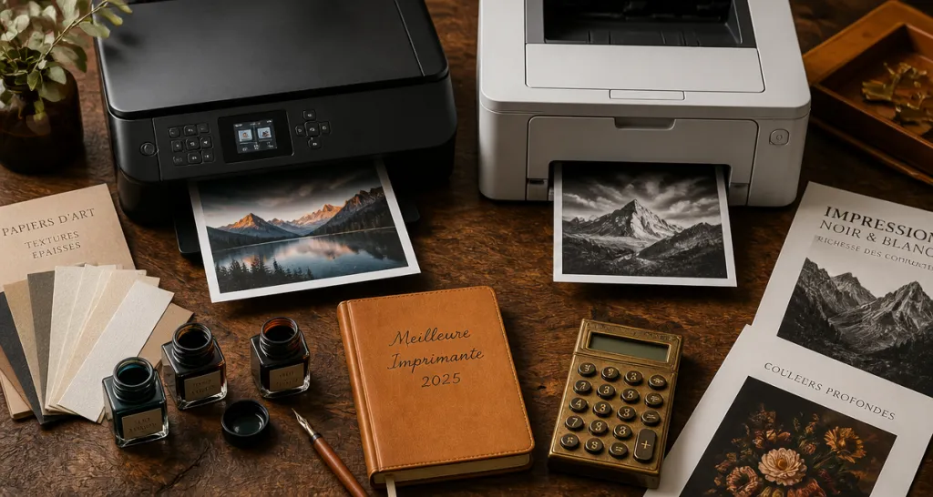 Meilleure imprimante 2025 jet d’encre et laser sur table
