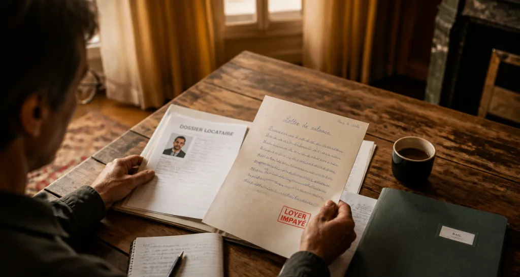 non paiement des loyers dossier relance