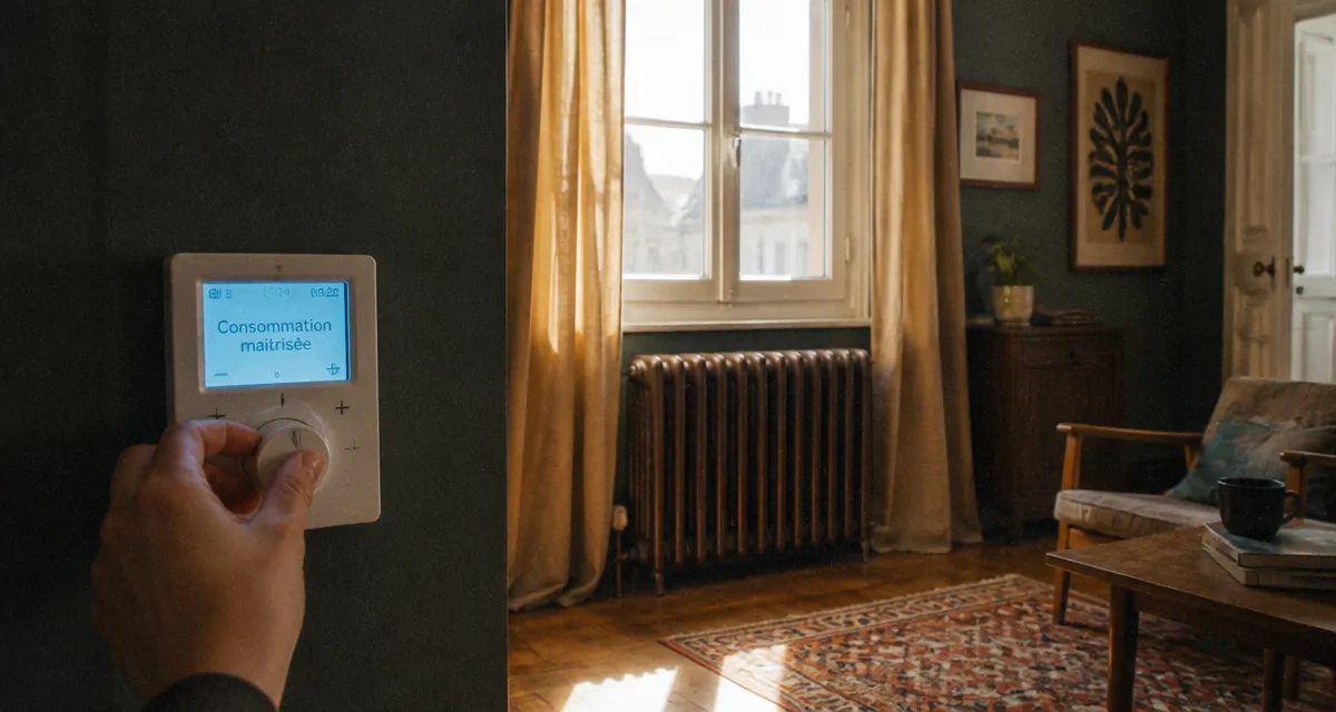 radiateur à inertie consommation sous fenêtre