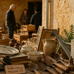 Vide maison 49 table objets anciens Maine-et-Loire