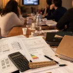 Audit energetique copropriété : plan de travaux chiffré en réunion de copropriété