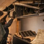 Entretien VMC prix : technicien nettoie filtre et conduits