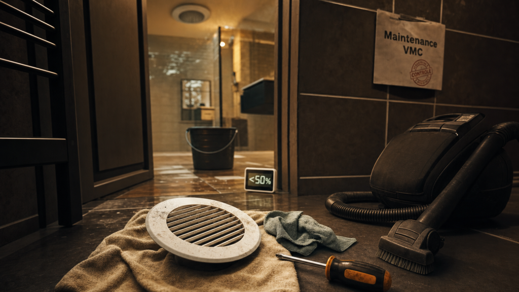 Maintenance VMC : grille filtre et outils de nettoyage, signes d’alerte