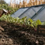 Quand planter betterave : semis de mars sous mini-châssis au potager