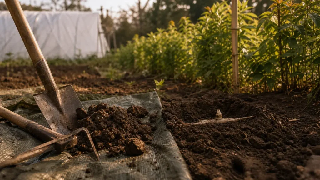 Quand planter les dahlias en pleine terre : tubercules après gel, profondeur 7 cm