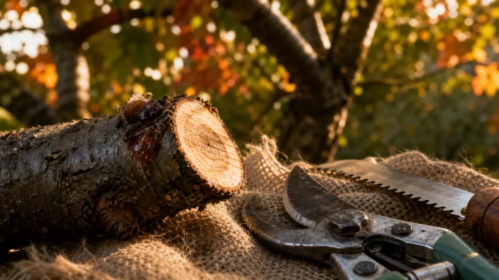 Quand tailler les arbres fruitiers à noyaux ? Fin d’été, hors gel, après récolte
