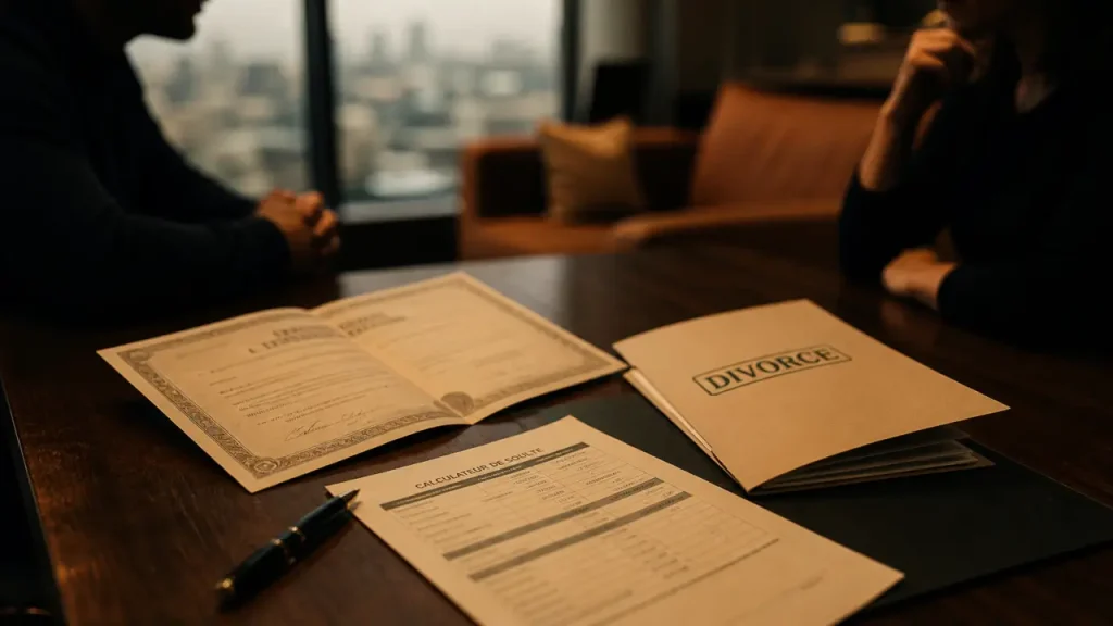 Divorce et crédit immobilier en cours : attestation bancaire et dossier de divorce