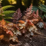 Les plus belles heuchères pour l’ombre : feuilles caramel et argentées, clochettes rosées