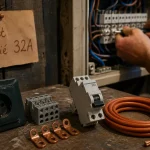 Quel disjoncteur pour plaque induction : disjoncteur 32A et câble 6 mm²