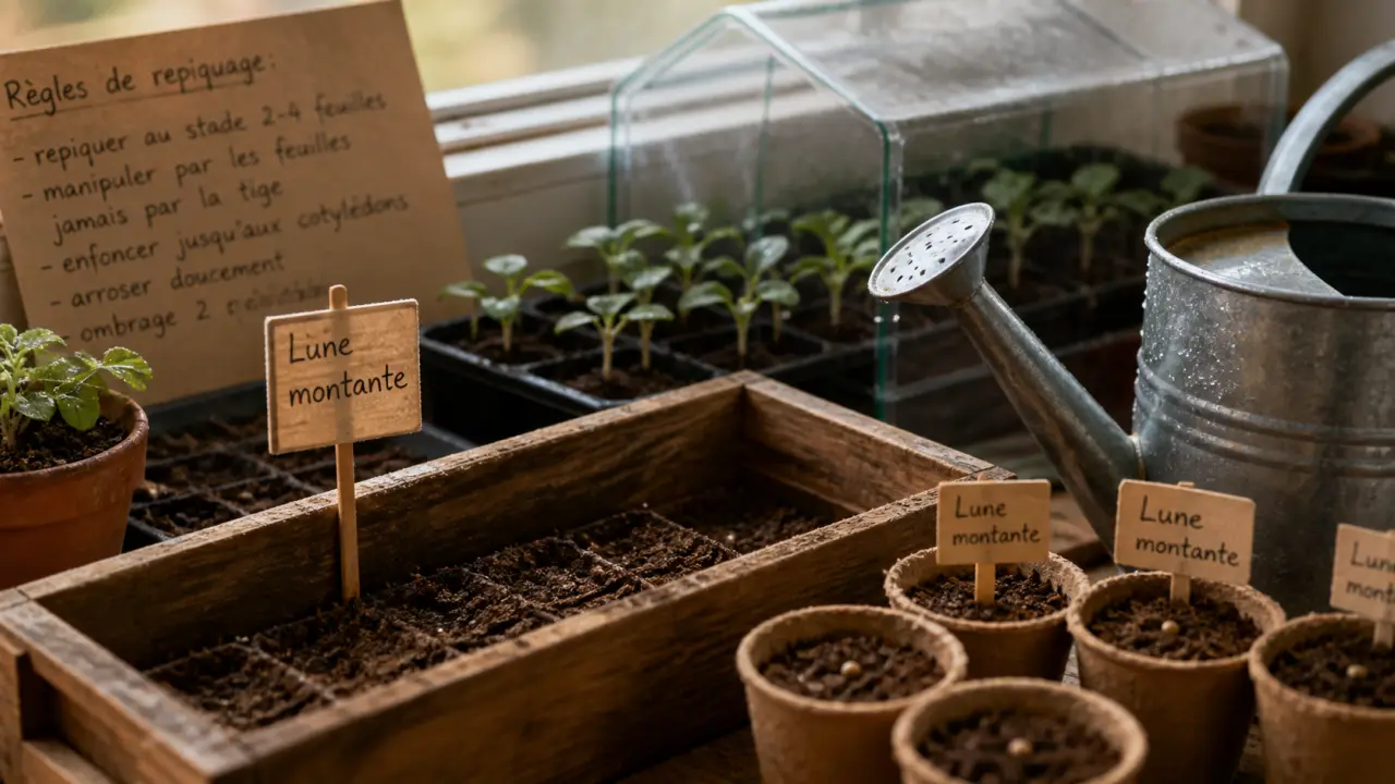 Quand semer les tomates avec la lune : semis lune montante à 20°C et repiquage sans stress
