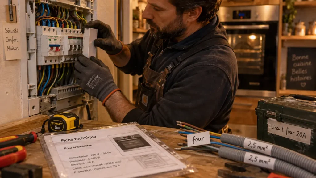 Four électrique : 16 A, 20 A ou 32 A, quel disjoncteur sans risquer de chauffer les câbles ?