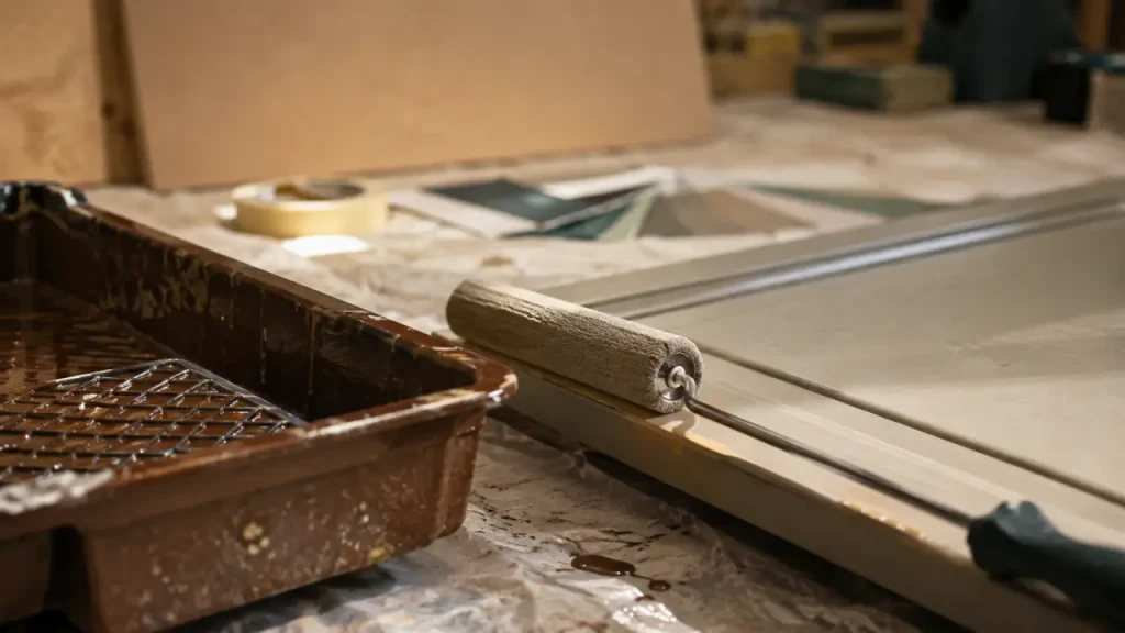 Rouleau en mousse : acrylique, glycéro et vernis, le bon choix selon la peinture