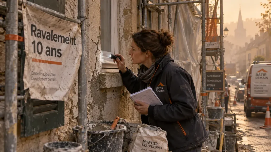 Ravalement de façade : 10 ans dans certaines communes, 15 à 20 ans ailleurs